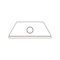 Martor Ceramic Blade 65232C with rounded tips 2x Pack