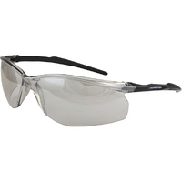 SWORDFISH Safety Glasses with Anti-Fog Silver Mirror Lens