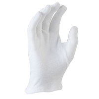 Maxisafe Interlock Poly/Cotton Glove Hemmed Cuff