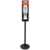 Powder Coated Floor Dispenser stand round base complete with Spray Dispenser