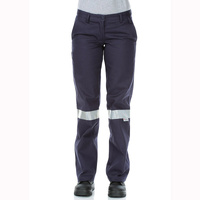 WORKIT Womens Regular Weight Cotton Drill Taped Work Pants