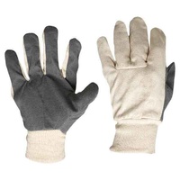 Cotton Drill Vinyl Palm Gloves Large Carton of 240 Pairs