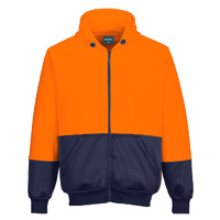 Portwest Hi-Vis Contrast Zipped Class D Hoodie