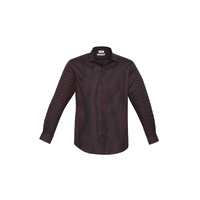 Biz Collection Mens Reno Stripe Long Sleeve Shirt