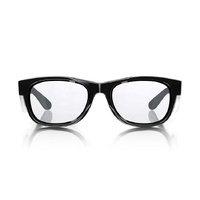 SafeStyle Classics Black Frame Clear Lens Safety Glasses
