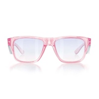 SafeStyle Fusions Pink Frame Blue Light Blocking Lens Safety Glasses