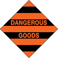Dangerous Goods Hazchem Sign 270x270mm Poly