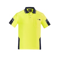 Syzmik Mens Reinforced Hi Vis Squad S/S Polo