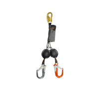 Peanut Twin Leg 2.5mt Retractable Shock Absorbing Lanyard
