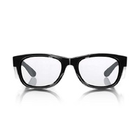 SafeStyle Classics Black Frame Clear Lens Safety Glasses