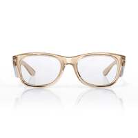 SafeStyle Classics Champagne Frame Clear Lens Safety Glasses