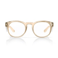 SafeStyle Cruisers Champagne Frame Clear Lens Safety Glasses