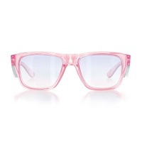 SafeStyle Fusions Pink Frame Blue Light Blocking Lens Safety Glasses