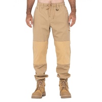 Heavy Lifts Elastic Cuffed Pant Colour Khaki