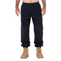 Heavy Lifts Elastic Cuffed Pant Colour Navy Blue