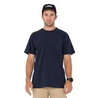 Elbow Grease Short Sleeve Tee Colour Navy Blue