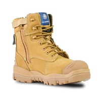 Bata Industrials Longreach CT Zip Safety Work Boots Wheat