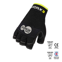 Force360 Worx 3 Original Mechanics Fingerless Glove 12 Pack