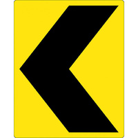Obstruction Marker Traffic Safety Sign 600x750mm