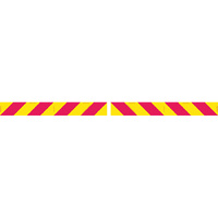 Candy Stripes Self Adhesive 800x100mm Pack of 2