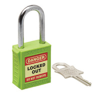 Premium Green Safety Lockout Padlock UL403 42mm Shackle