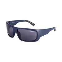 KingGee Unisex Armour Smoke Safety Glasses Colour Matt Blue