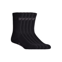 Hard Yakka Cotton Crew Work Sock 5 Pack