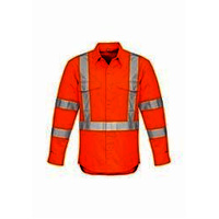 Syzmik Mens Hi Vis X Back Taped Shirt